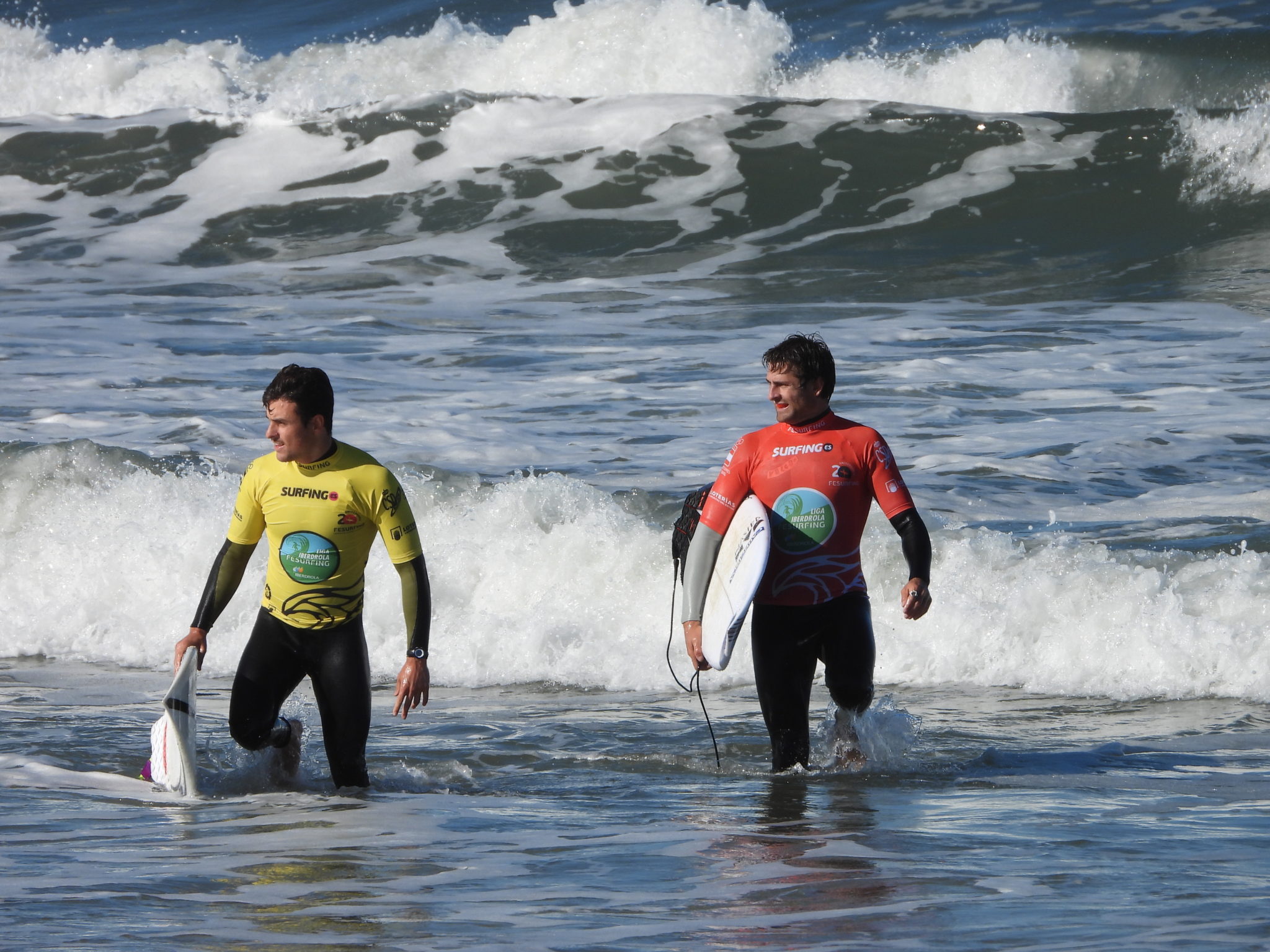 Éxito en la concentración portuguesa de la selección española absoluta de surf