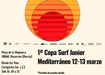 Se confirma la celebración de la I Copa Surf Júnior Mediterráneo en Murcia