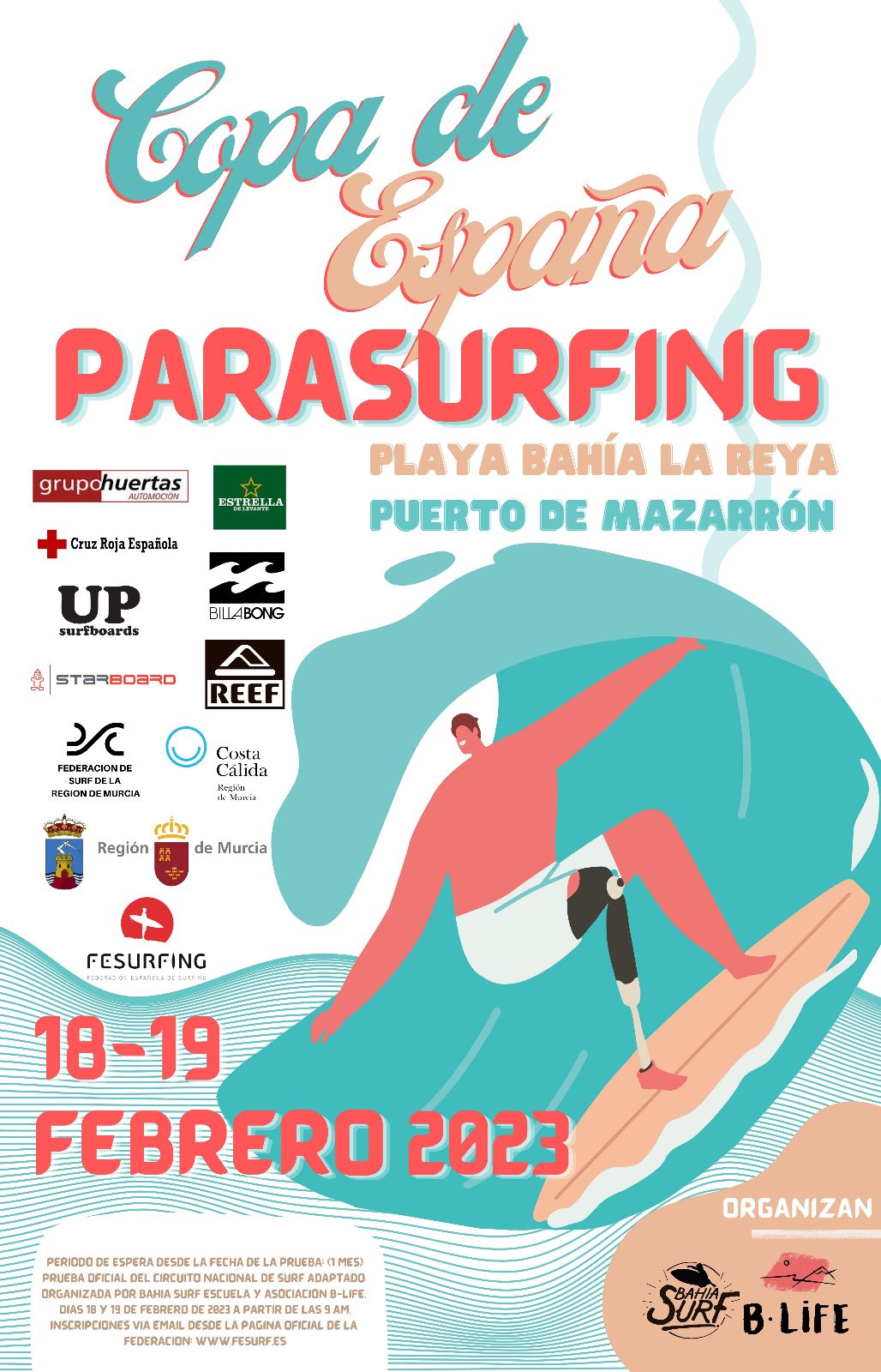 COPA DE ESPAÑA DE PARASURFING 2023 – BAHIA DE MAZARRON