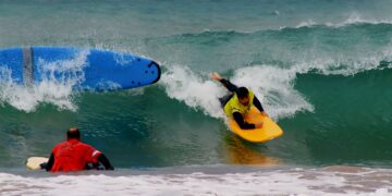 La Playa de Bahía Acoge la Copa de España de Parasurfing 2025
